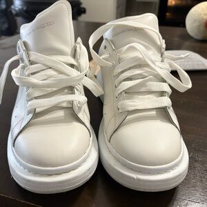 Alexander McQueen Kids White Sneakers